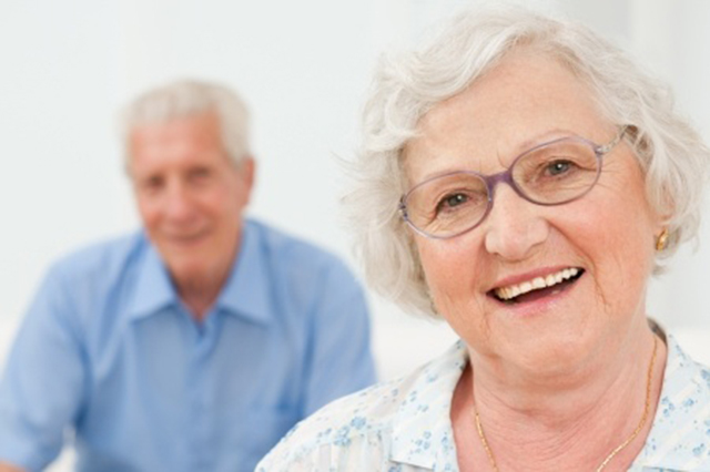 Picture of elderly couple